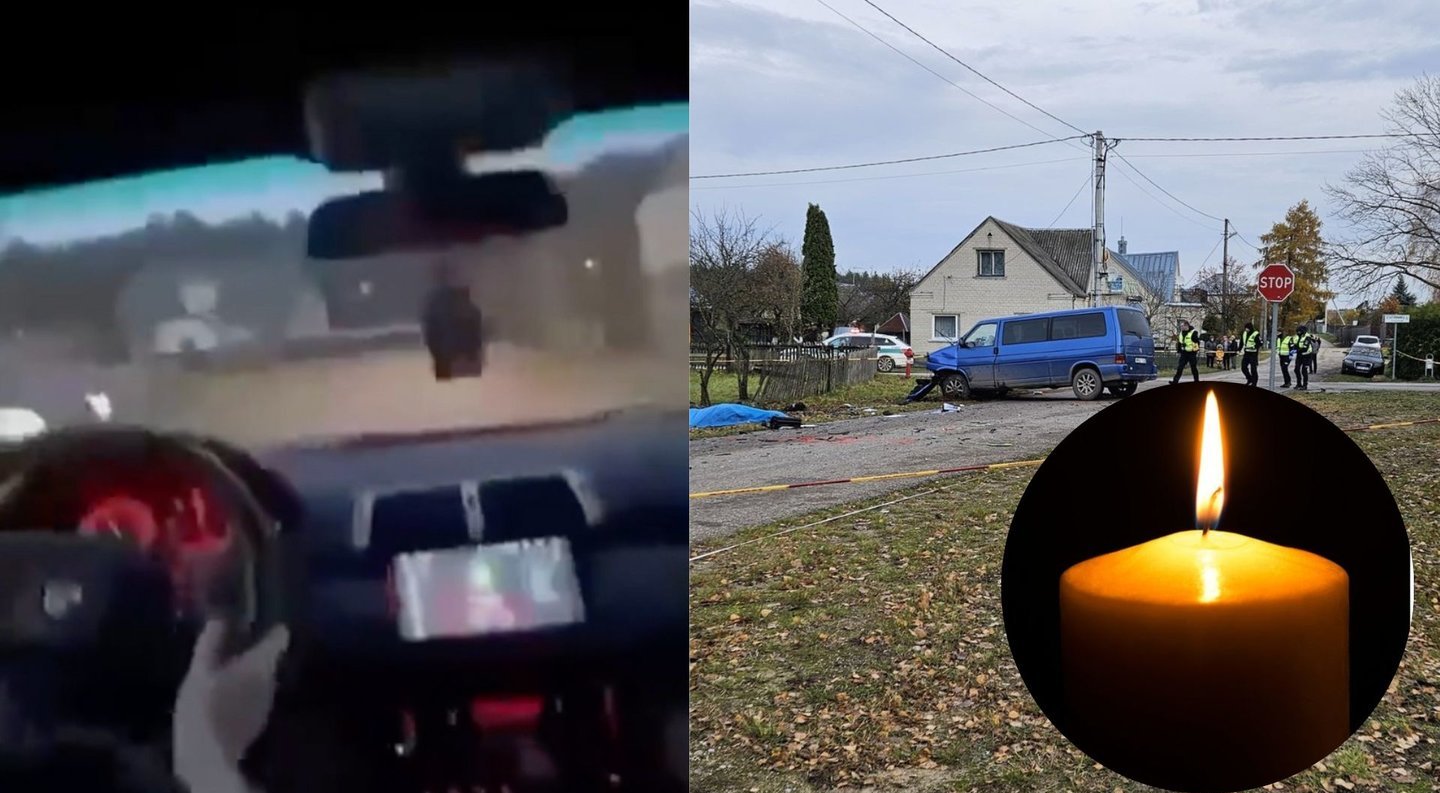 Išskirtinė medžiaga: nufilmuota, kaip BMW rėžiasi į Trakų pareigūno automobilį – šis žūsta