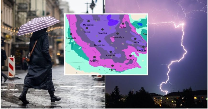 Įspėja apie galingą cikloną: Lietuvoje siautės tikras orų chaosas