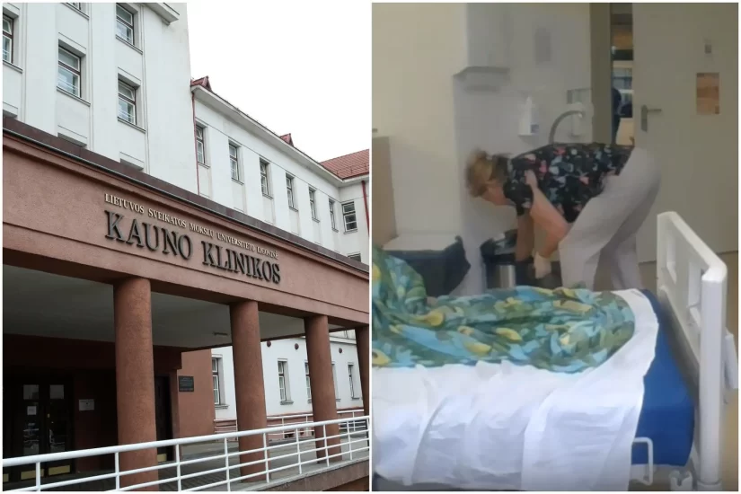 Pacientė buvo šokiruota ir nufilmavo, kas vyksta Kauno klinikų palatoje: „Nesąmonės akis bado“
