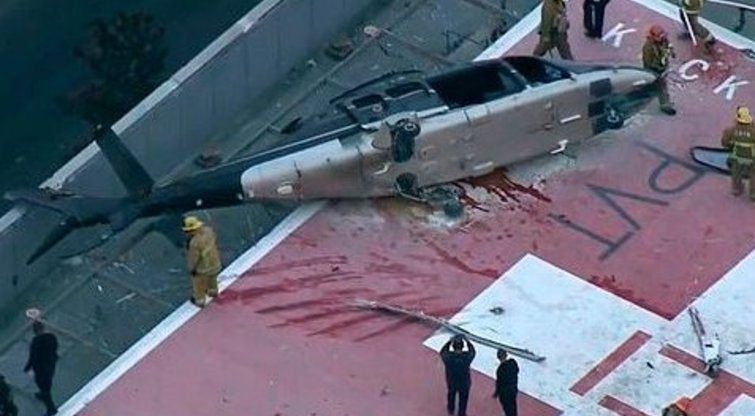 Ant ligoninės stogo nukrito sraigtasparnis gabenęs organą: gydytojo poelgis nustebino visus
