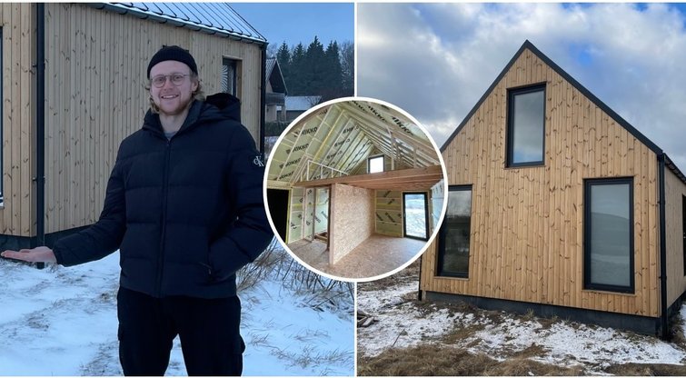 Kretingiškis pasistatė namą už 15 tūkst. eurų: patarė, kaip sutaupyti