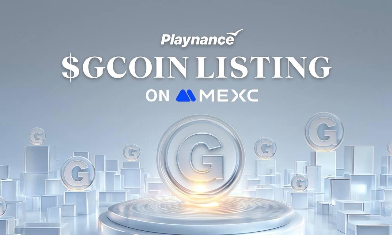 Playnance pradeda GCOIN prekybą MEXC, kai Token pradeda veikti tiesiogiai